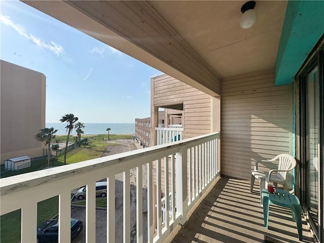 3938 Surfside Unit 3337, Corpus Christi, TX 78402 - balcony featuring a water view