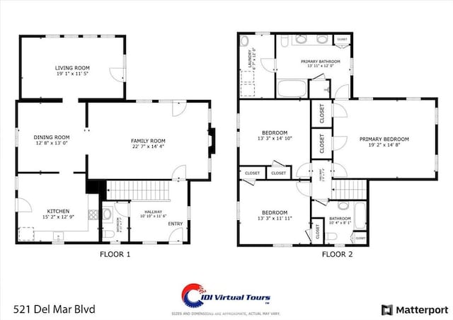 521 Del Mar Blvd, Corpus Christi, TX 78404 - view of floor plan / room layout