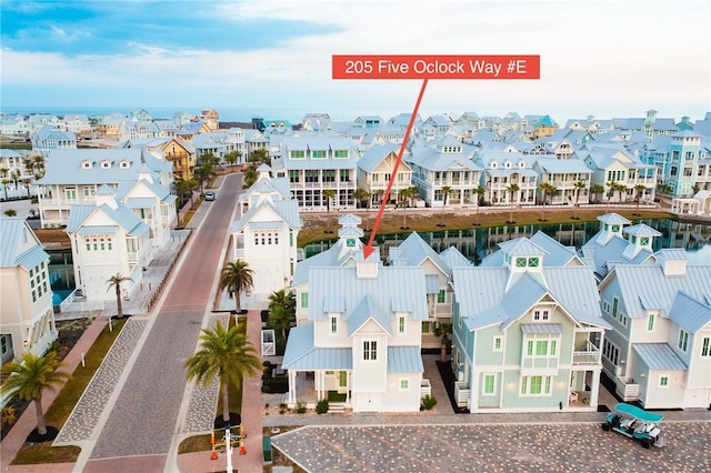 bird's eye view featuring a residential view