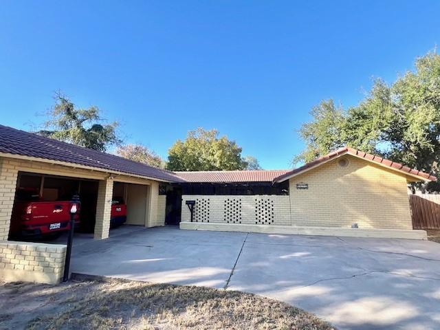 view of home's exterior featuring a garage