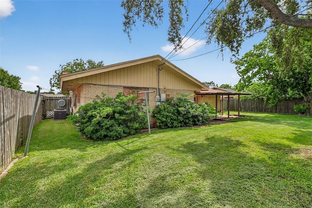4634 Bonner Dr, Corpus Christi, TX 78411 - view of property exterior featuring brick siding and a fenced backyard