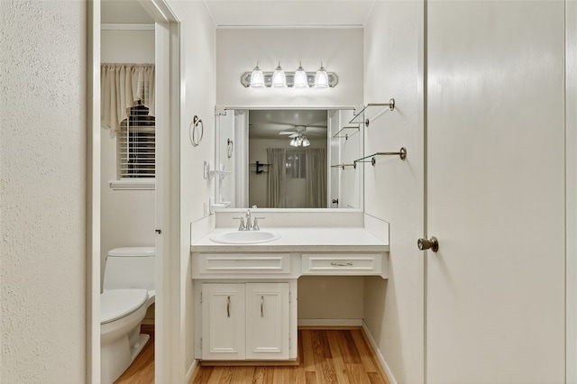4634 Bonner Dr, Corpus Christi, TX 78411 - bathroom with vanity and wood finished floors