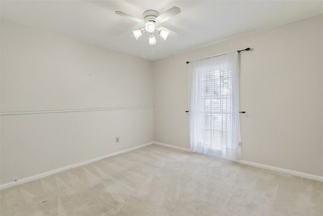 4634 Bonner Dr, Corpus Christi, TX 78411 - unfurnished room featuring light carpet and ceiling fan