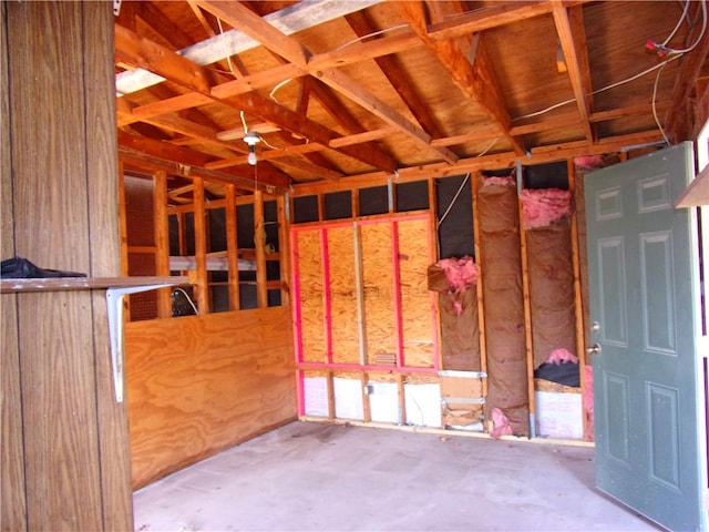 view of storage room