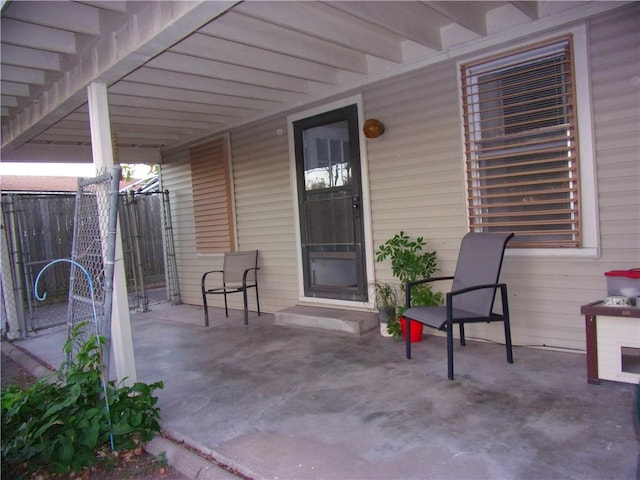 view of patio