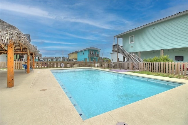 235 Port Mansfield St, Port Aransas, TX 78373 - view of pool with a patio area