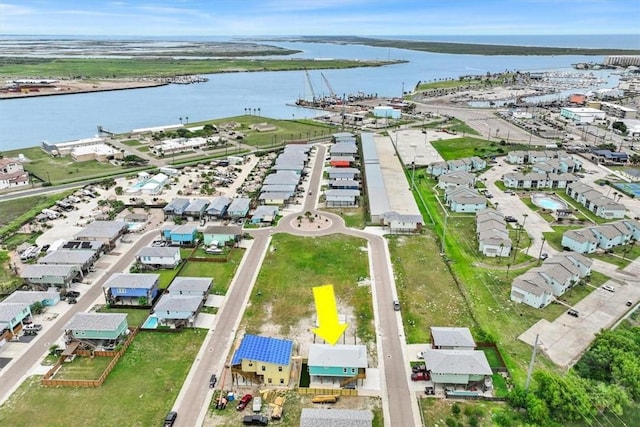 235 Port Mansfield St, Port Aransas, TX 78373 - drone / aerial view of a large body of water