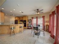 15230 Isabella Ct, Corpus Christi, TX 78418 - dining room with a ceiling fan
