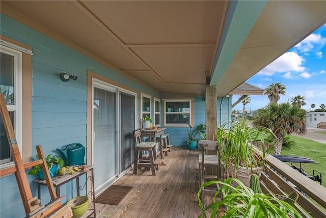 424 Trojan St, Port Aransas, TX 78373 - view of deck