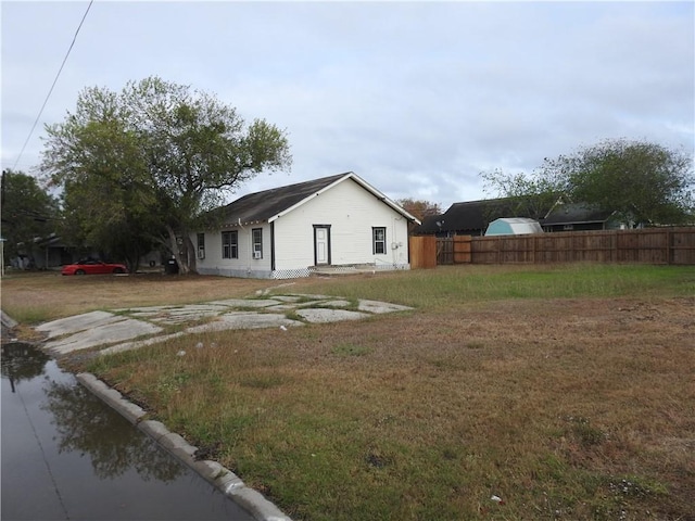 view of side of property