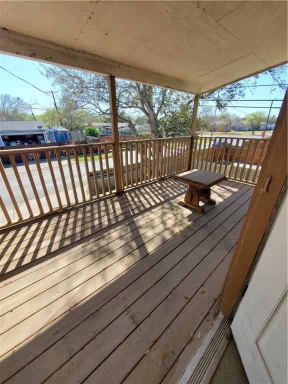 1041 Whitaker Dr, Corpus Christi, TX 78412 - view of wooden terrace