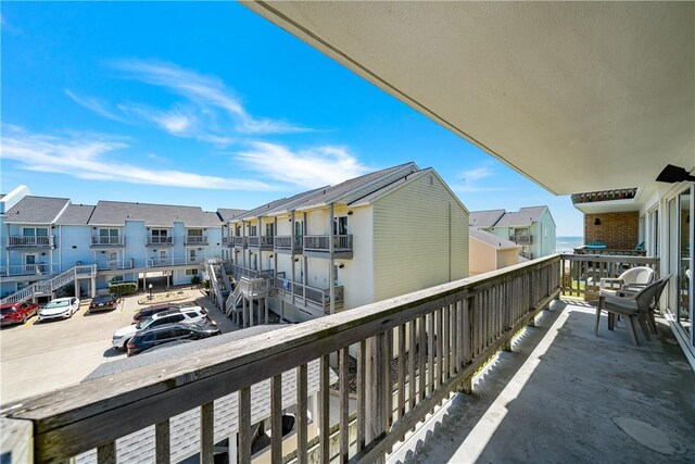 14810 Windward Dr Unit 301, Corpus Christi, TX 78418 - balcony featuring a residential view