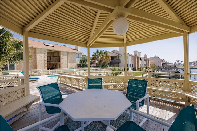 view of patio / terrace with outdoor dining area