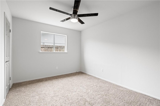 6106 Orangewood Dr, Corpus Christi, TX 78412 - unfurnished bedroom featuring carpet flooring, baseboards, and a ceiling fan