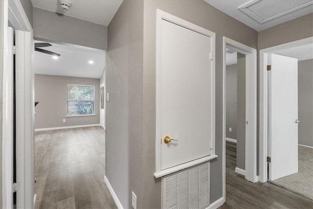 2718 Wind Rock Dr, Corpus Christi, TX 78410 - corridor with wood finished floors and baseboards