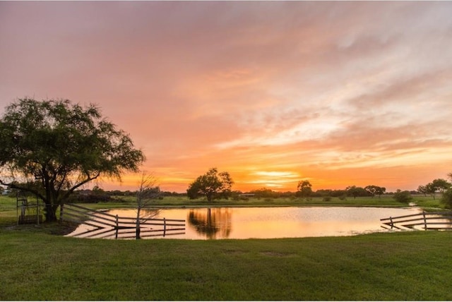 view of water feature