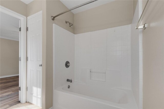 15522 Finistere St, Corpus Christi, TX 78418 - full bathroom with tub / shower combination and baseboards