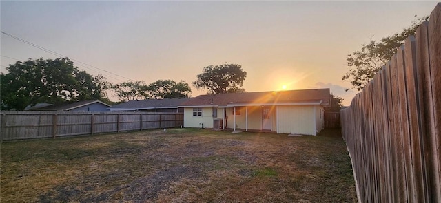 103 Lee Ave, Gregory, TX 78359 - view of back of house at dusk