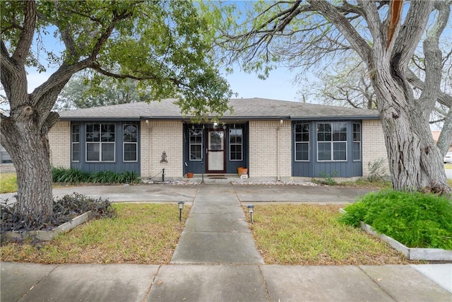 view of ranch-style home