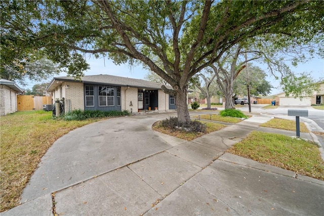 view of ranch-style house