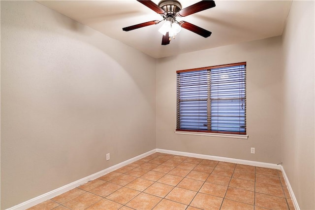 5905 Norvel Dr, Corpus Christi, TX 78412 - spare room with a ceiling fan and light tile patterned floors