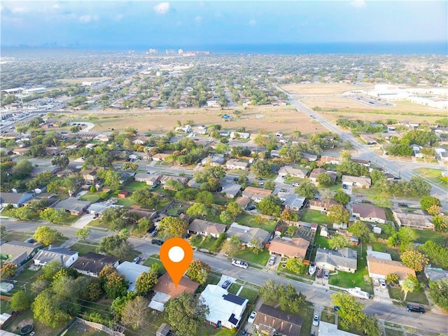 5905 Norvel Dr, Corpus Christi, TX 78412 - aerial overview of property's location featuring nearby suburban area