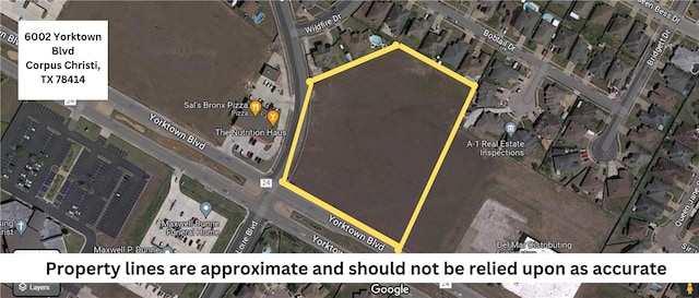 6002 Yorktown Blvd, Corpus Christi TX, 78414 land for sale