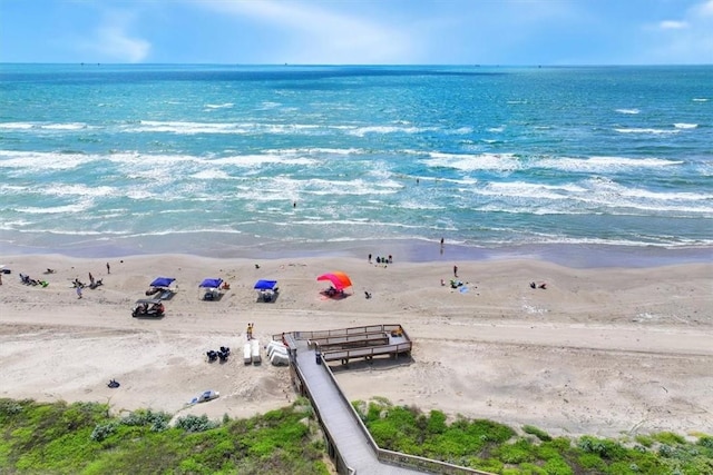 6649 Seacomber Dr Unit 807, Port Aransas, TX 78373 - water view with local beach