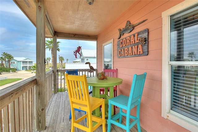 141 Mustang Royale Blvd, Port Aransas, TX 78373 - view of deck