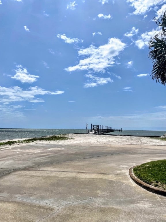 water view featuring local beach