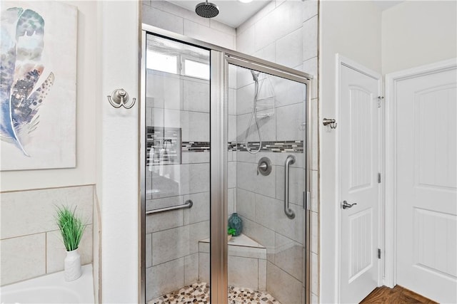 2718 Yeager Dr, Corpus Christi, TX 78410 - full bath with a stall shower and a garden tub