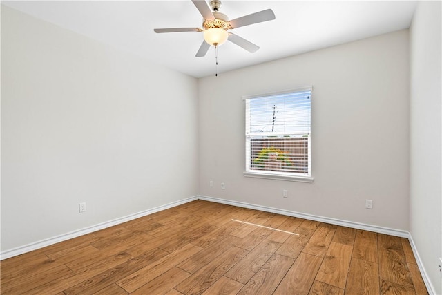 2718 Yeager Dr, Corpus Christi, TX 78410 - empty room featuring light wood finished floors and ceiling fan