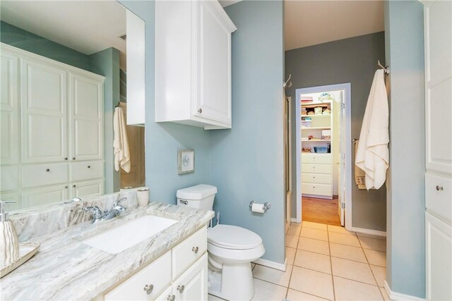5030 S Oso Pkwy, Corpus Christi, TX 78413 - full bathroom with vanity and tile patterned floors