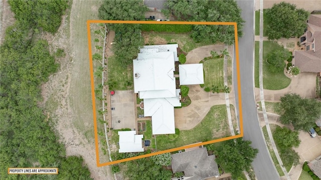 8018 Saint Laurent Dr, Corpus Christi, TX 78414 - view of property location with property parcel outlined