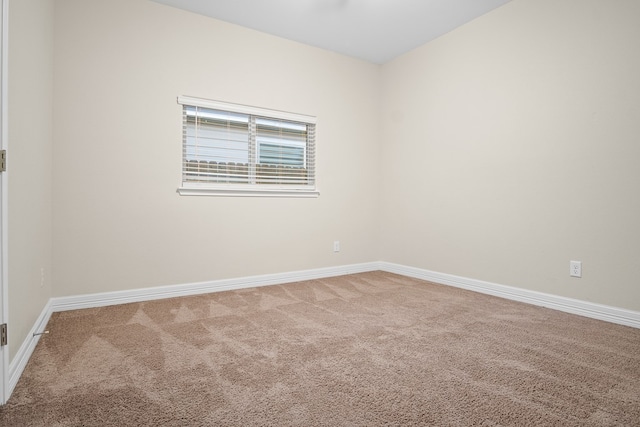 empty room with carpet floors