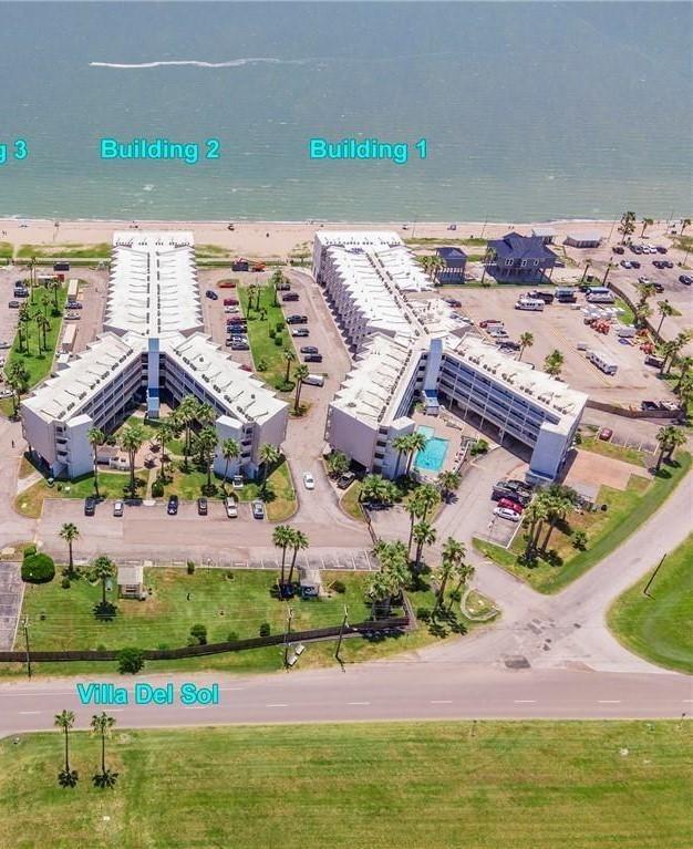 3938 Surfside Blvd Unit 3344, Corpus Christi, TX 78402 - drone / aerial view of a nearby body of water