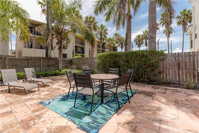 view of patio