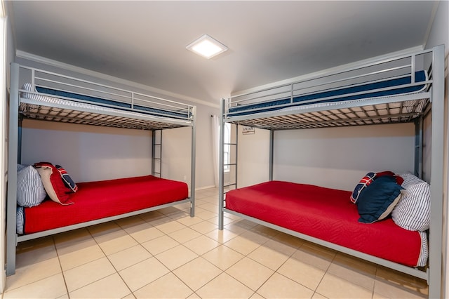 bedroom featuring tile patterned floors