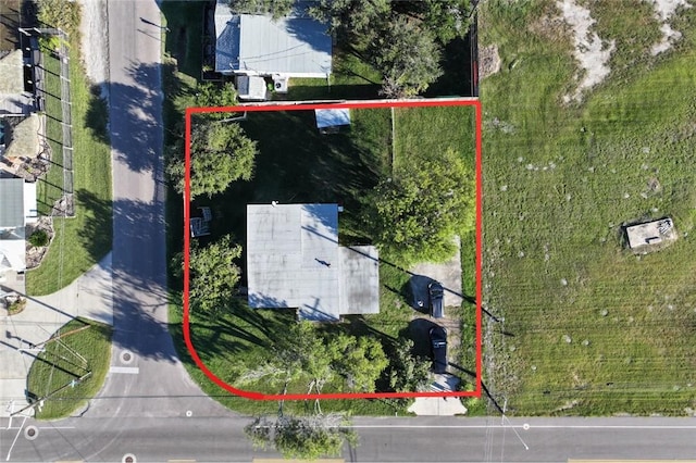 4049 Laguna Shrs, Corpus Christi, TX 78418 - aerial view of property's location featuring property parcel outlined