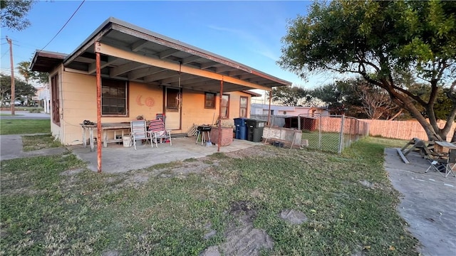 4049 Laguna Shrs, Corpus Christi, TX 78418 - back of property featuring a patio area