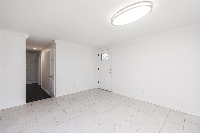 4925 Valley Stream Dr, Corpus Christi, TX 78413 - unfurnished room featuring ornamental molding