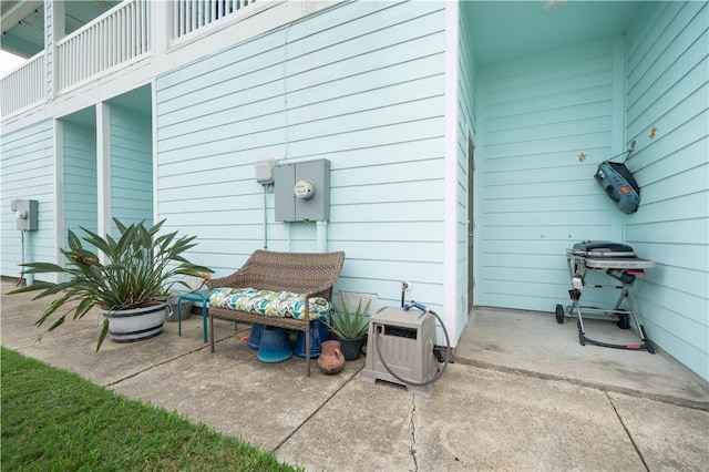 view of patio / terrace featuring area for grilling