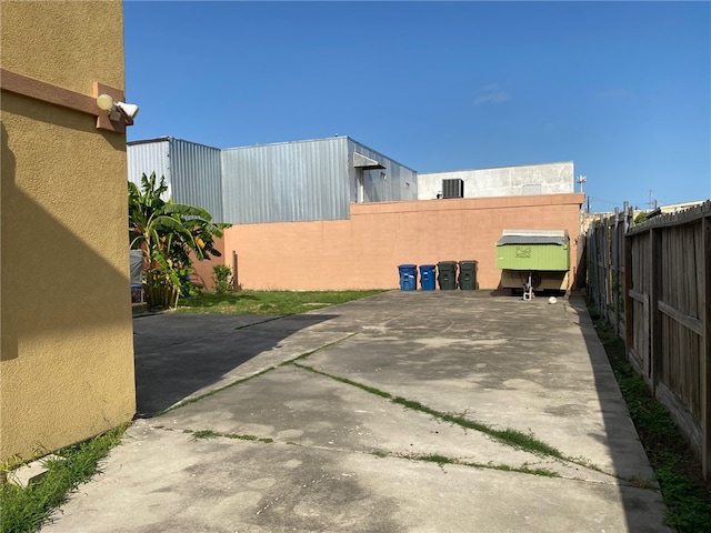 view of patio / terrace featuring central air condition unit