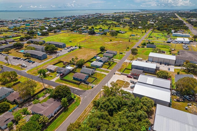 906 S Young St, Rockport, TX 78382 - drone / aerial view featuring a residential view and a water view