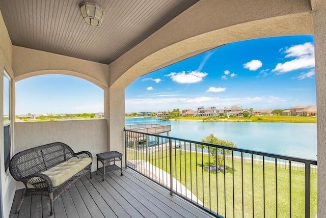 5716 S Oso Pkwy, Corpus Christi, TX 78414 - balcony with a water view