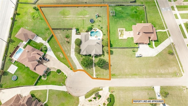 5309 Fox Glove, Corpus Christi, TX 78413 - aerial view of property's location featuring property parcel outlined