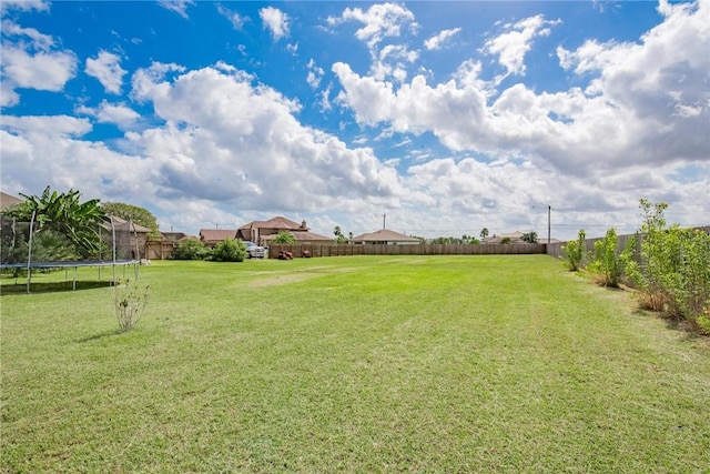 5309 Fox Glove, Corpus Christi, TX 78413 - view of yard with a trampoline