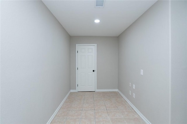 view of tiled spare room