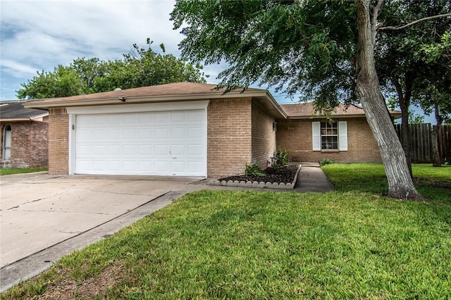 7322 Milky Way Dr, Corpus Christi, TX 78412 - ranch-style home featuring brick siding, driveway, and a garage