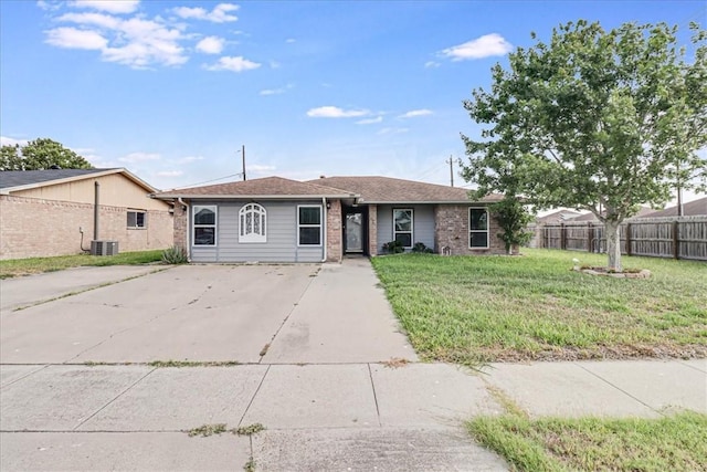 10502 Hemlock Rd, Corpus Christi, TX 78410 - single story home featuring concrete driveway and brick siding